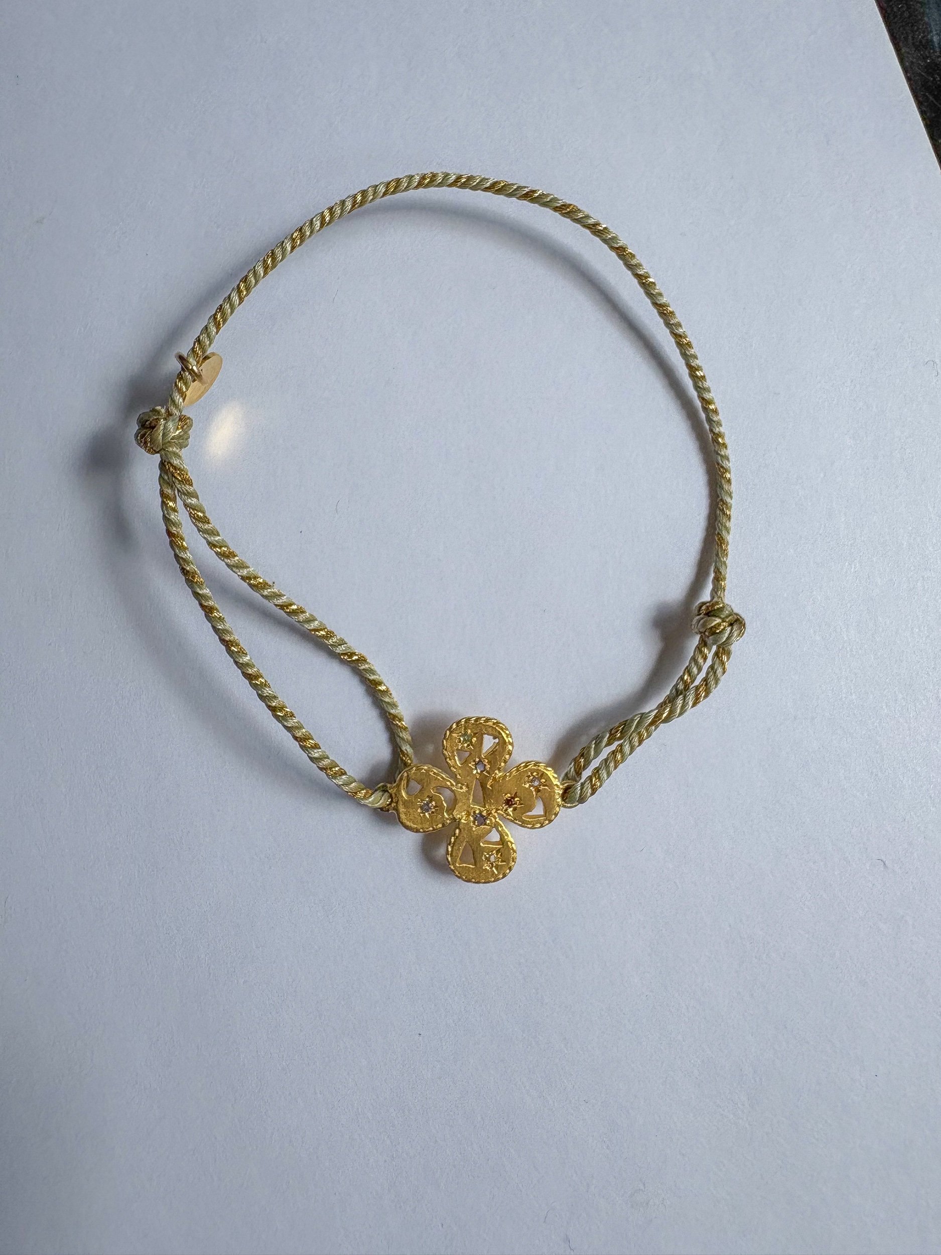 Ganesh Clover Bracelet