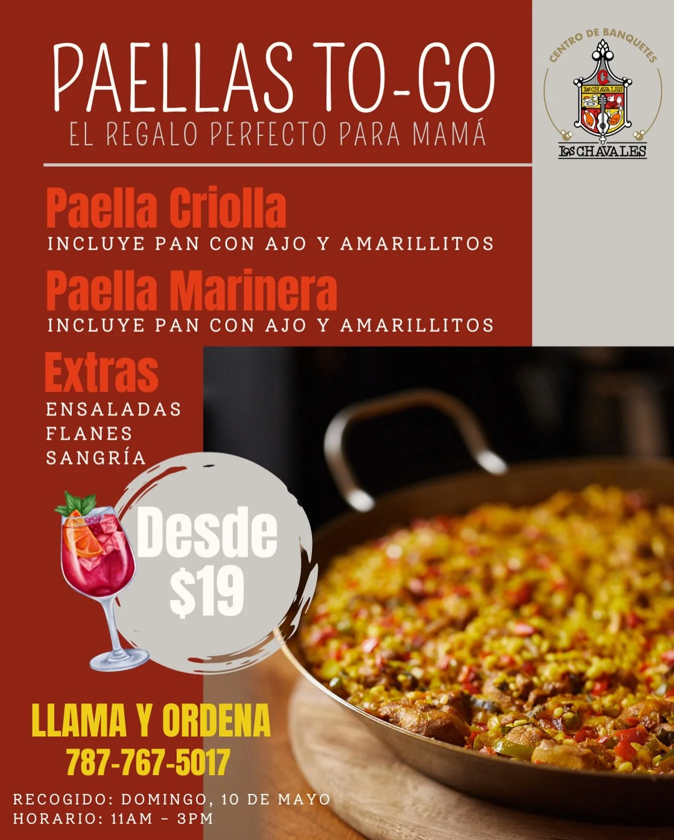 El D&iacute;a de Las Madres se acerca, &iexcl;celebra con esta ricura! 

Llama ya y ordena la tuya: 787.767.5017

Tienes hasta el viernes, 8 de mayo para ordenar. 

Recogido: domingo, 10 de mayo de 11am a 3pm.