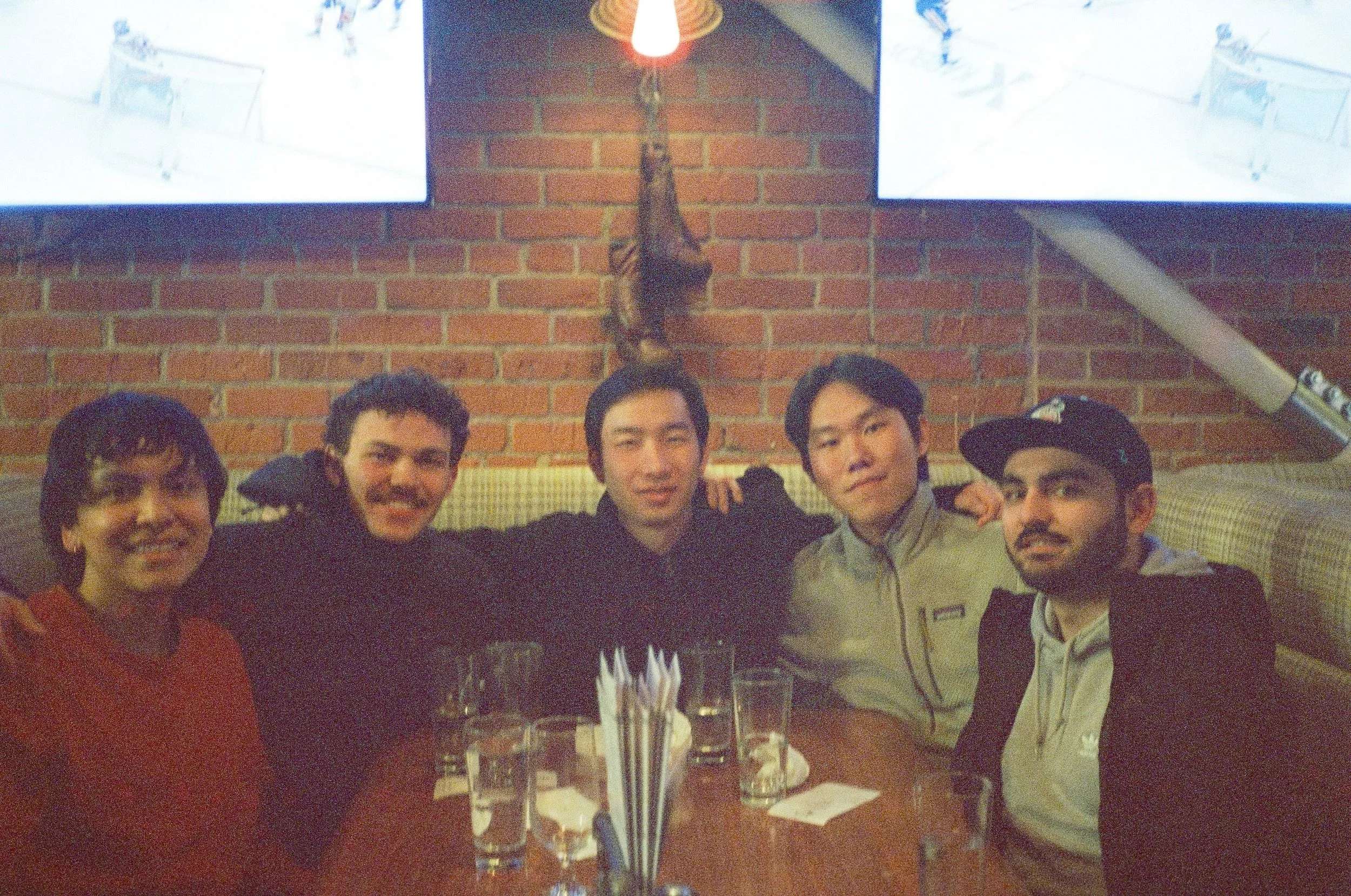 some GAPSS members catching a vibe at an undisclosed location.