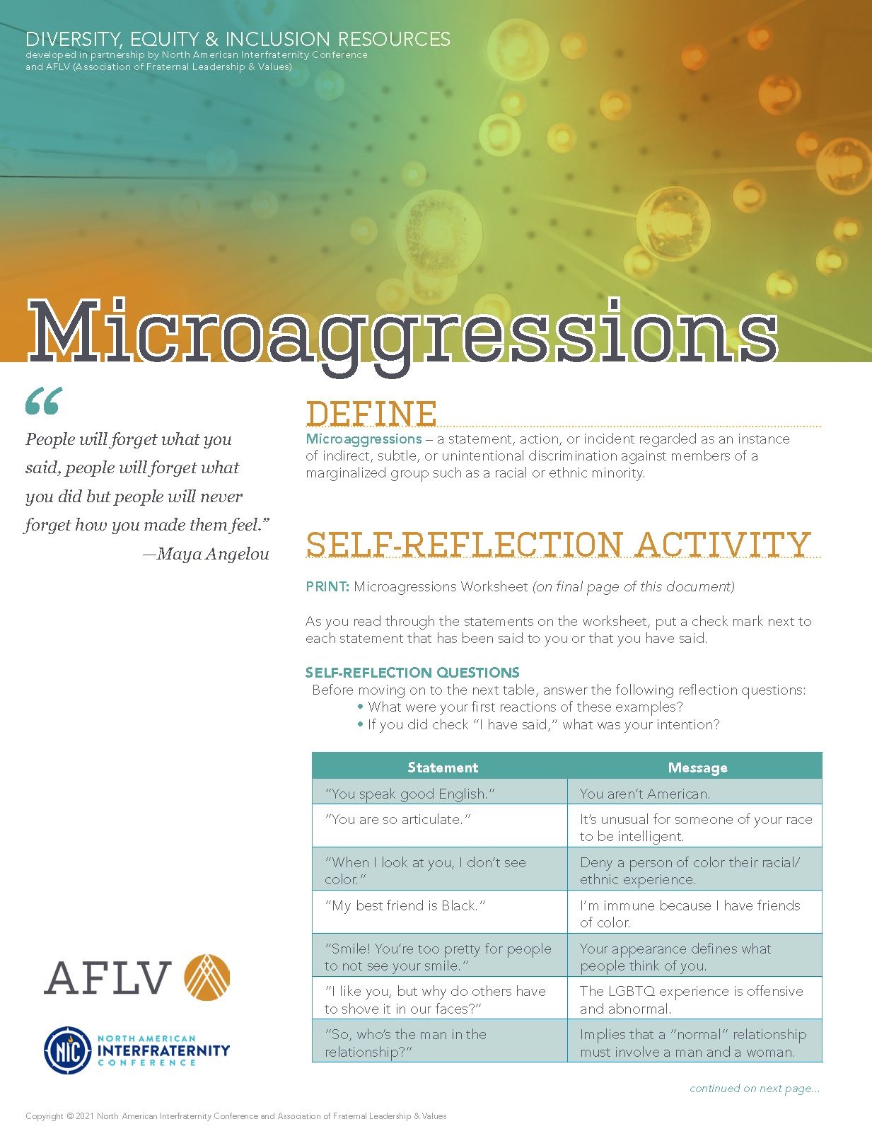 Microaggressions