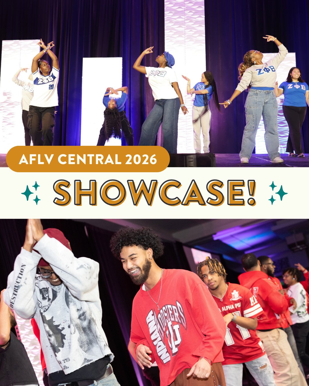 Get ready to step, stroll, and shine at AFLV Central&rsquo;s signature org. competition: SHOWCASE! 💃🏾🔥 🎉⁠
⁠
NPHC and CBFO organizations from across the nation will unite in a celebration of heritage, community, and collective impact. Winners will