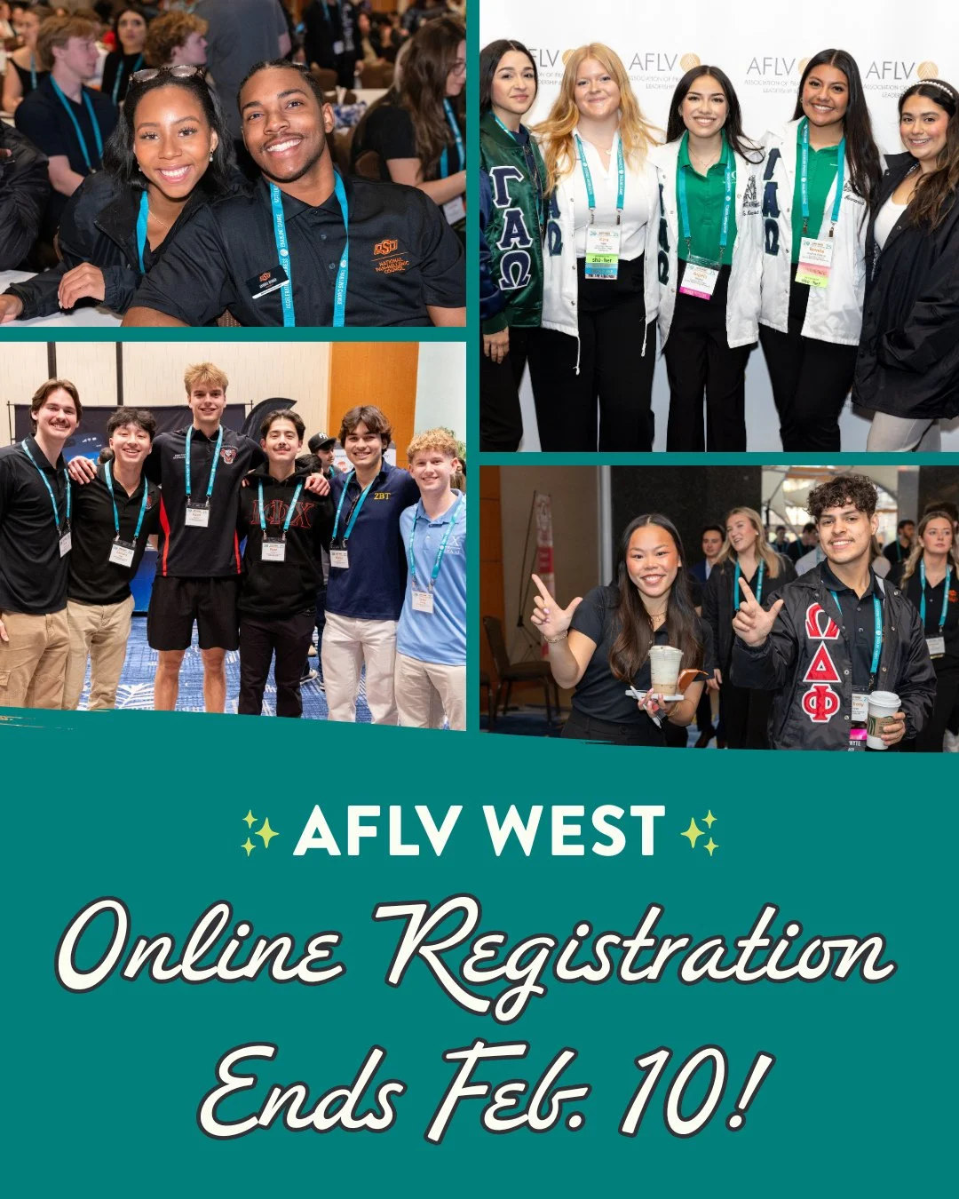 You&rsquo;ve seen the energy from AFLV Central&mdash;next stop: Anaheim 🌴 💙⁠
⁠
Online registration for #AFLVWest ends next Tuesday, Feb. 10! Don&rsquo;t wait! Register before the deadline to secure the best rates.⁠
⁠
 🔗  Link in bio.⁠
⁠
#AFLVWest 