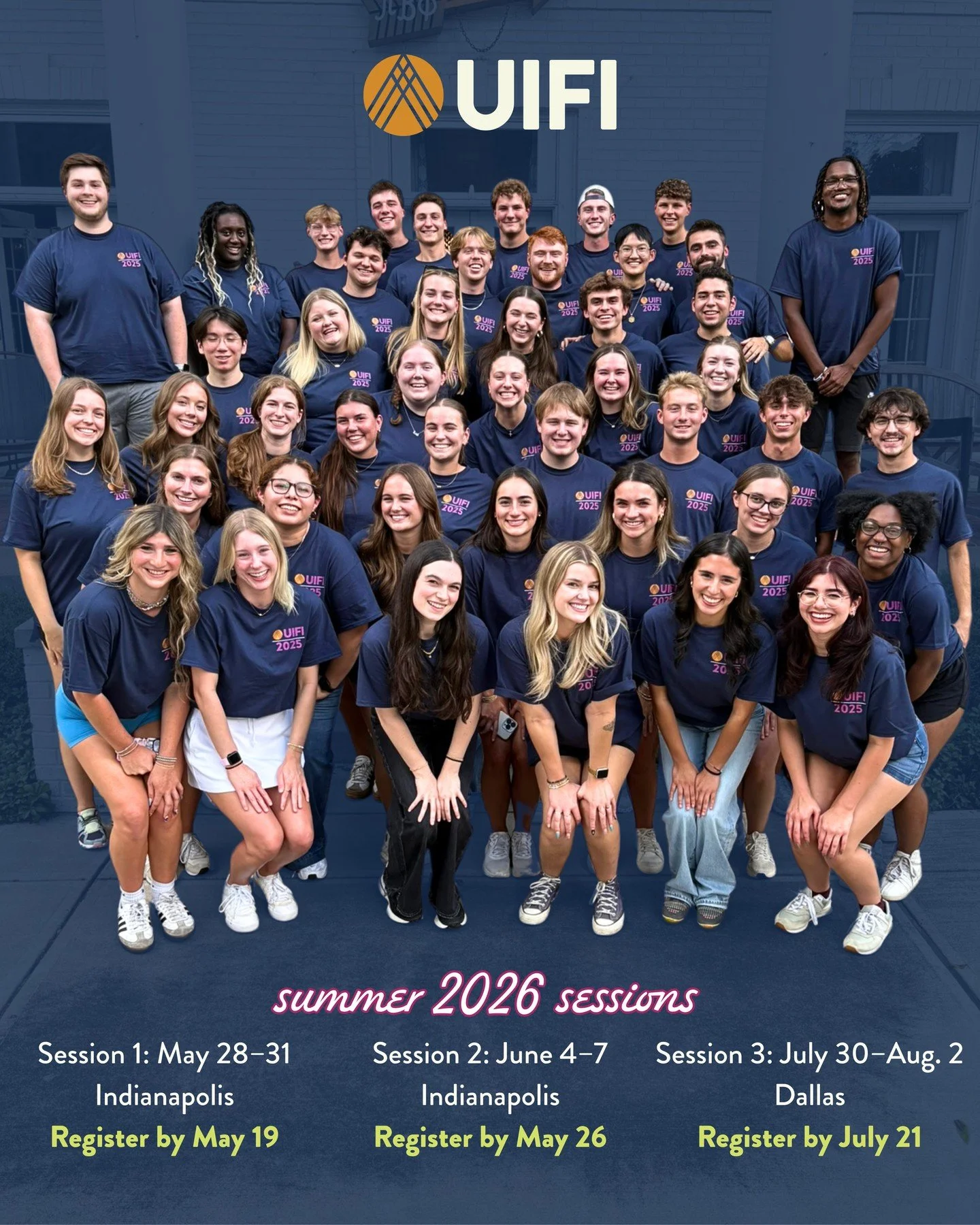 Calling all student leaders 📣 Can we count you in for a summer of building new connections, discovering your why, and gaining the tools to lead meaningful conversations back on your campus?⁠
⁠
UIFI sessions run all summer long, with registration ope