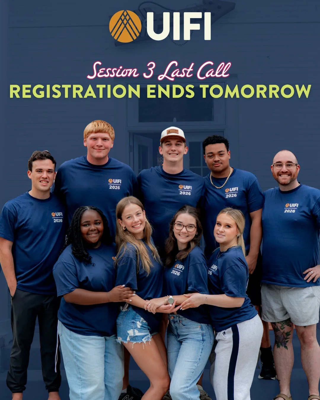 Tomorrow (Tuesday, July 14) is the LAST day to register for UIFI Session 3! 🚨⁠
⁠
Don&rsquo;t miss your last chance this summer to join student leaders from across the country and #TeamAFLV for growth, connection, and real conversations in fraternity