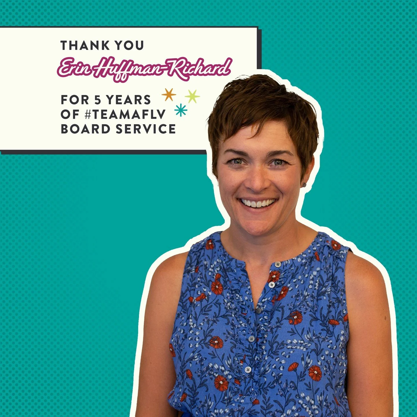 Please join us in celebrating and thanking Erin Huffman-Richard for five years of service on the AFLV Board of Directors 🎉 👏⁠
⁠
Erin has consistently challenged us to look beyond tradition and consider what today&rsquo;s college students need from 