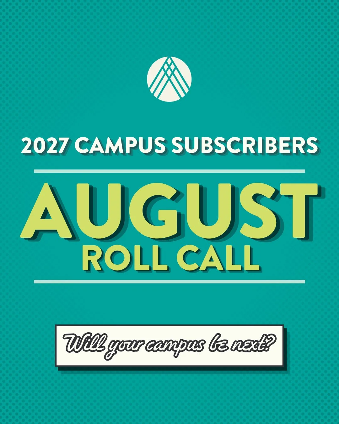 The AFLV community continues to grow! ✨ 🚀⁠
⁠
A big welcome to the 22 campuses that became 2027 AFLV Campus Subscribers in August! 🎉⁠
⁠
We're thrilled to partner with each of these campuses as they invest in stronger student leaders and fraternity &