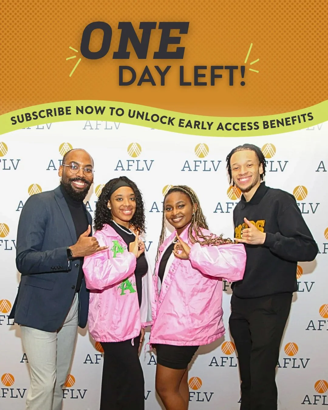 ONE DAY LEFT! ⏰ One Subscription. A whole year of opportunities, experiences, and connection for your campus.⁠
⁠
Become a 2027 Campus Subscriber by tomorrow, Sept. 16, and unlock all Campus Subscriber AND Early Access benefits, including:⁠
✨ Early ac