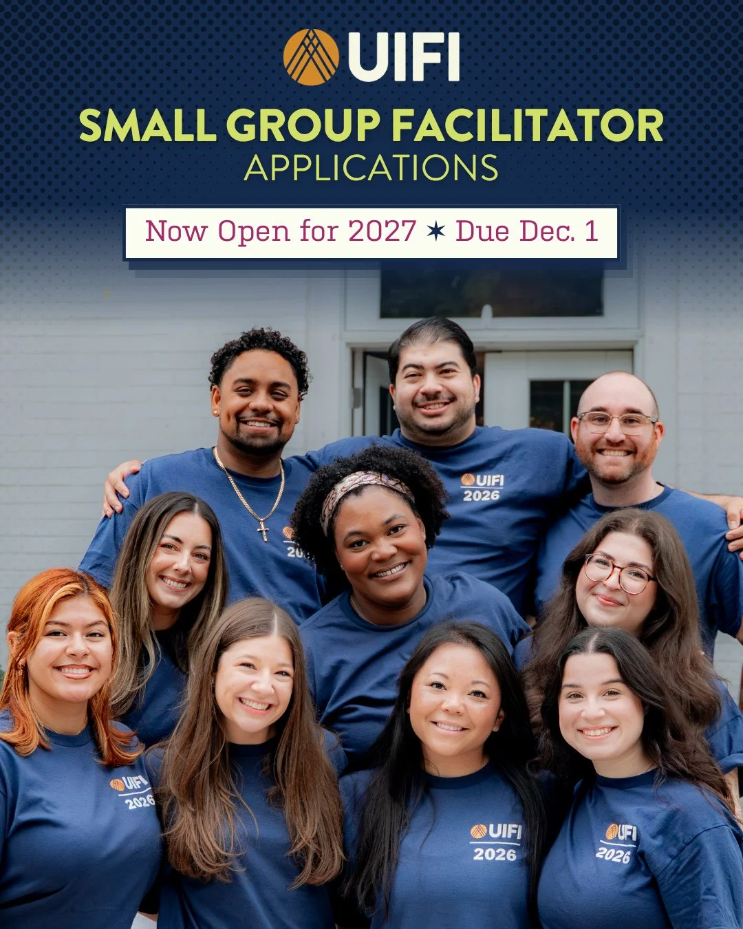 The 2027 UIFI Small Group Facilitator applications are officially OPEN! 🥁 🙌  AFLV is looking for professionals ready to mentor undergraduate leaders, ask thoughtful questions, and help students discover what&rsquo;s possible for themselves + their 