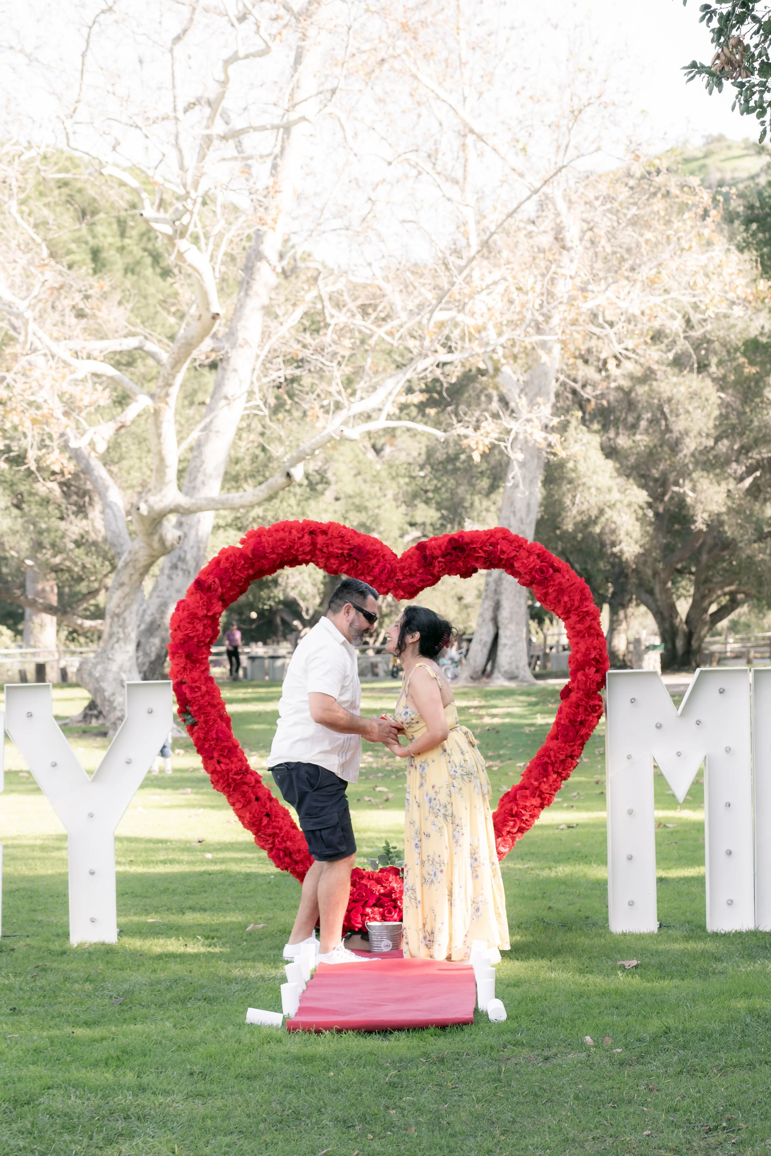 Surprise proposal Photoshoot with Kiki's Artegraphy Photography in Orange County
