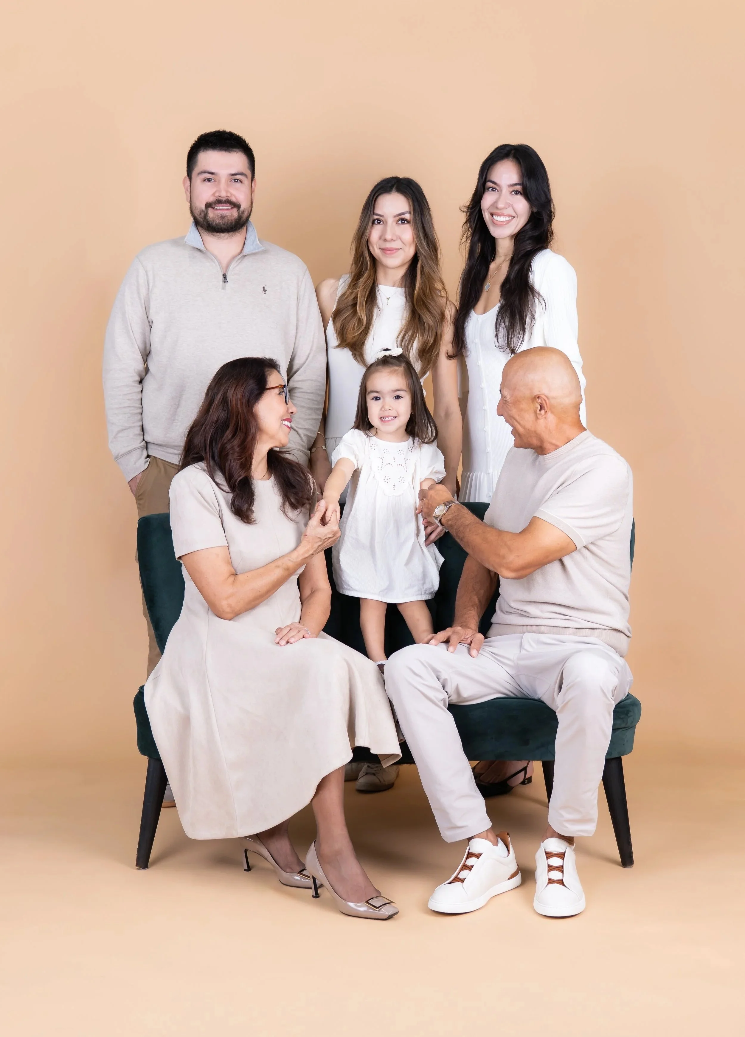 Family Studio photo session with Kiki's Artegraphy photography in Orange Country