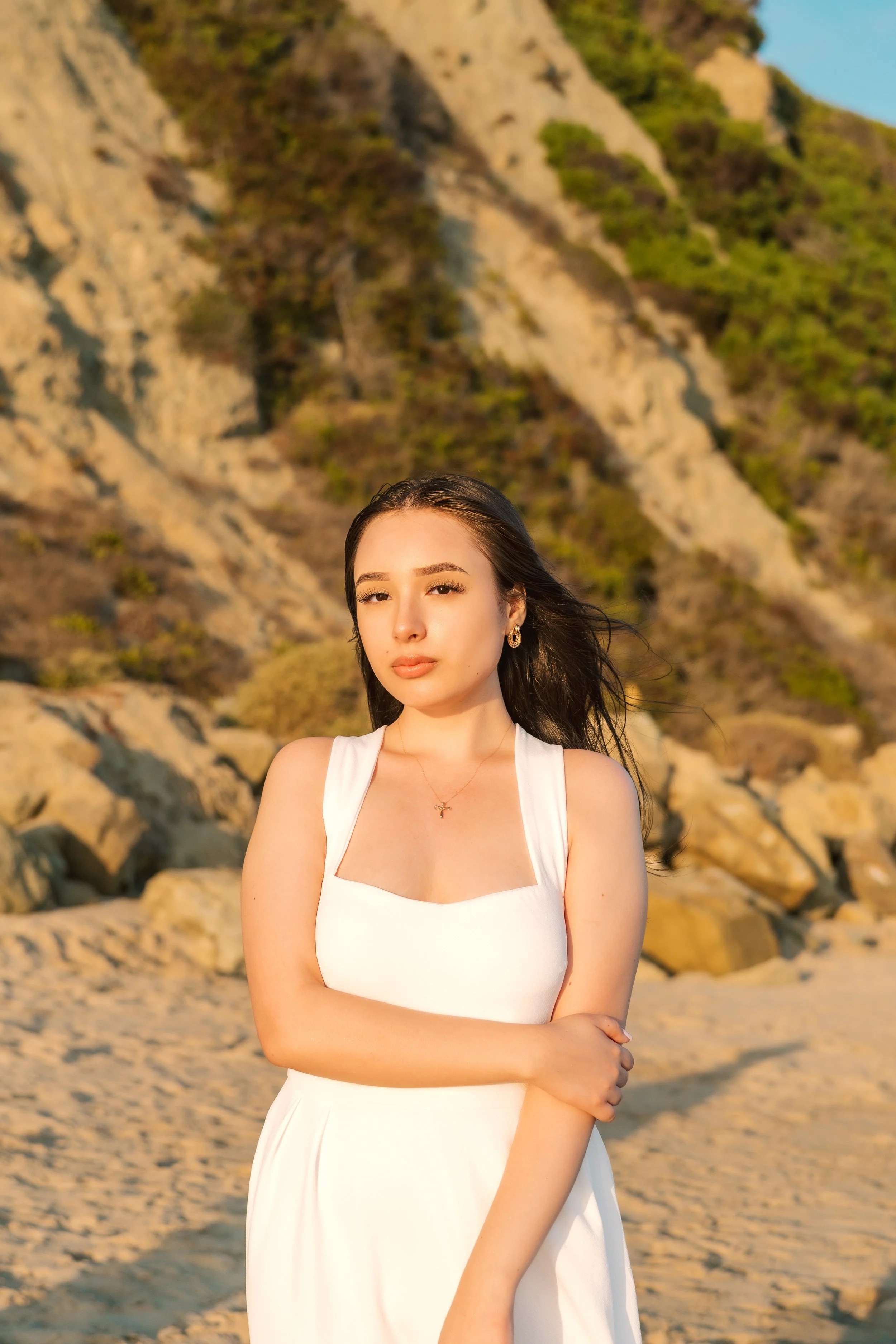 Sunset Photo shoot at the beach with Kiki's Artegraphy photography