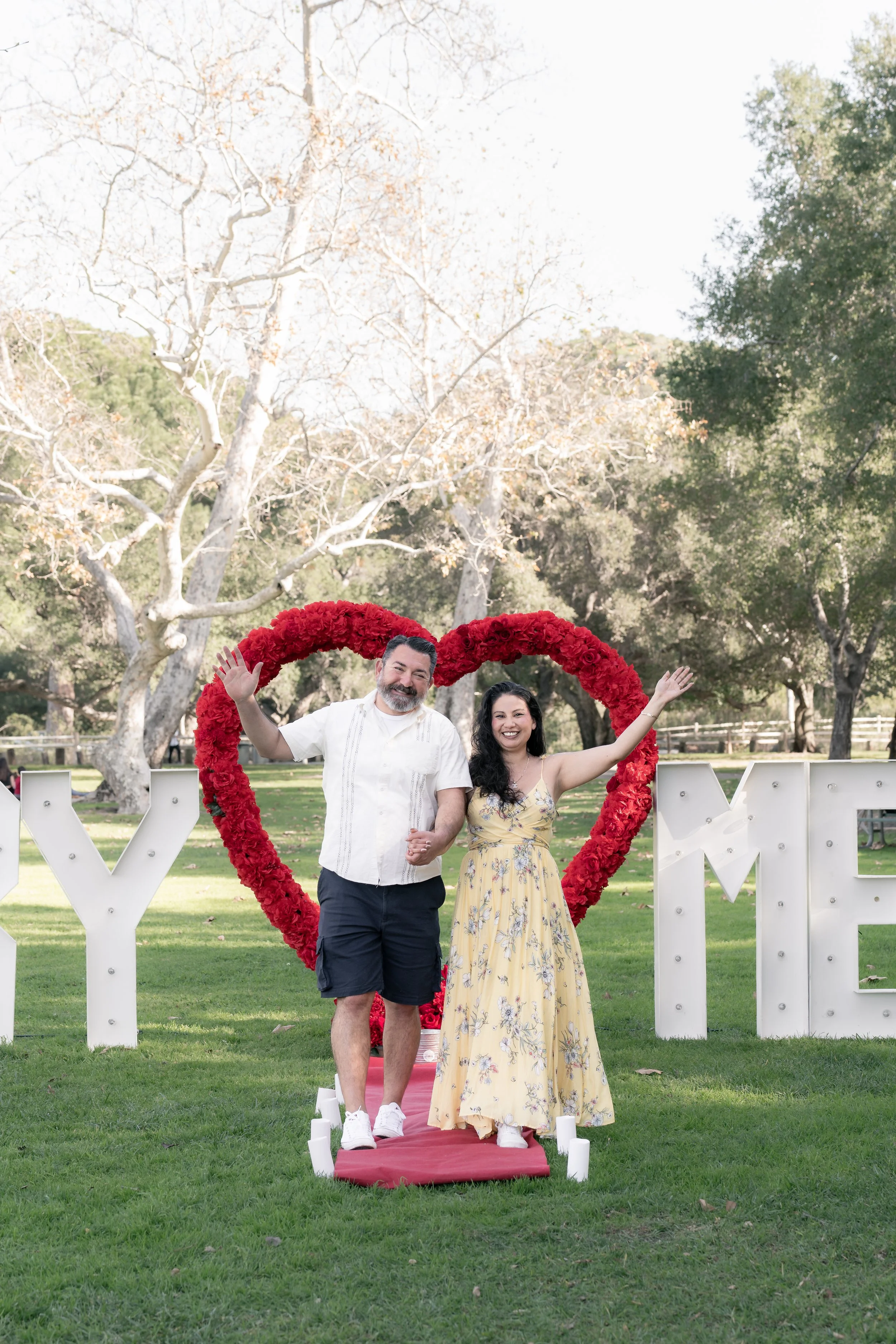 Surprise proposal Photoshoot with Kiki's Artegraphy Photography in Orange County