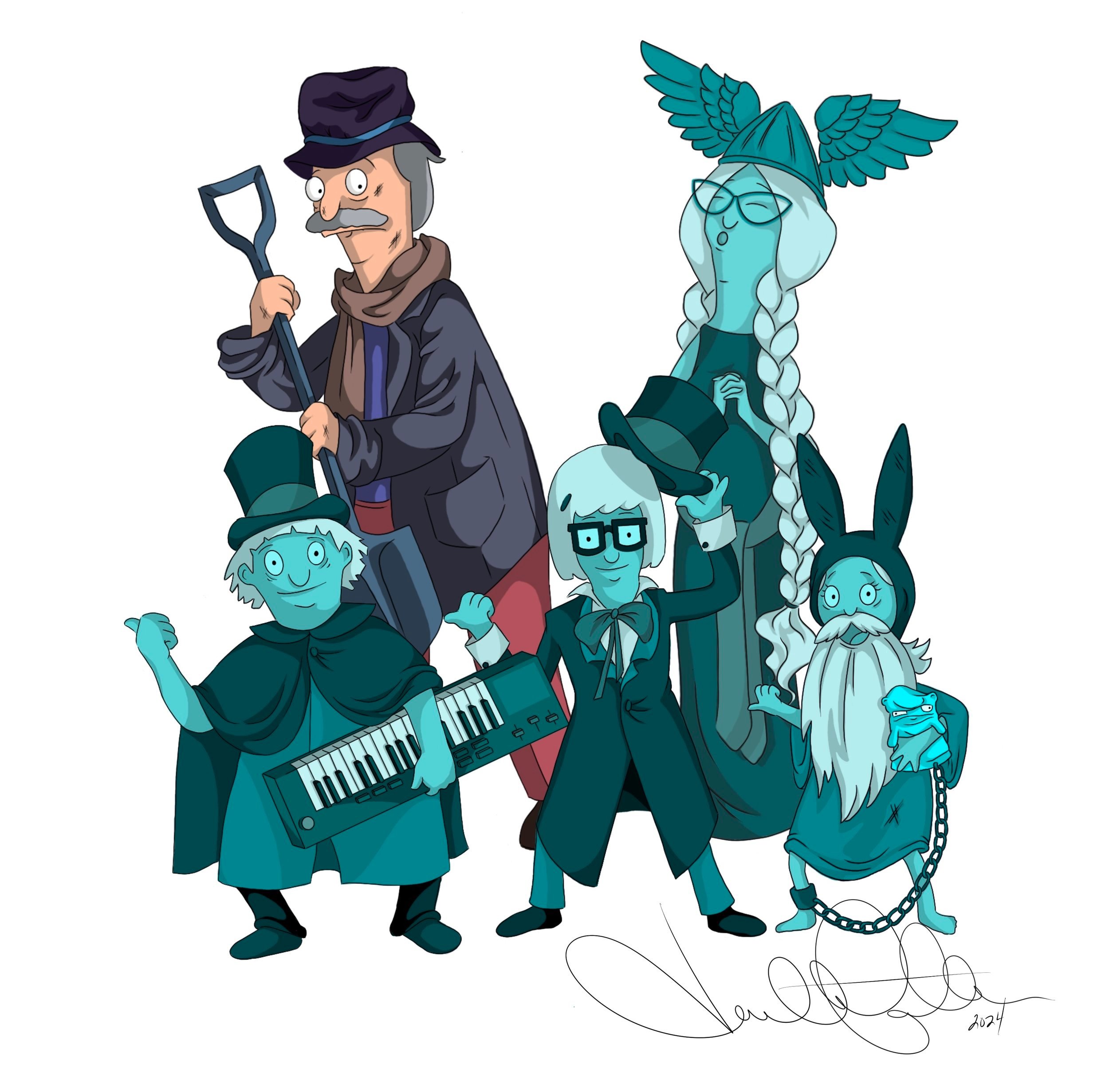 Bob’s Burgers Haunted Mansion Crossover