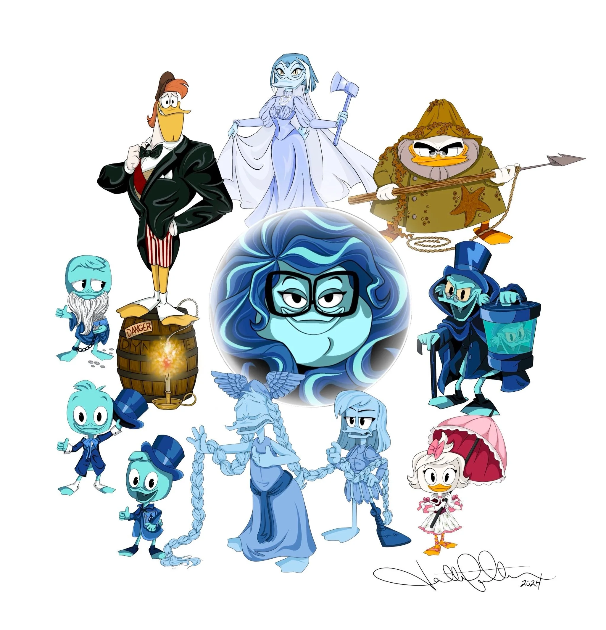 Ducktales Haunted Mansion Crossover