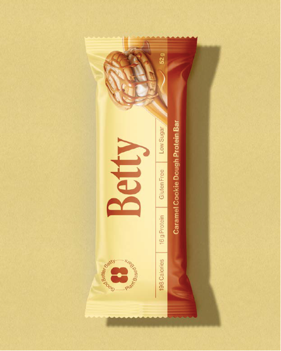 BETTY BARS: Caramel Cookie Dough protein bar