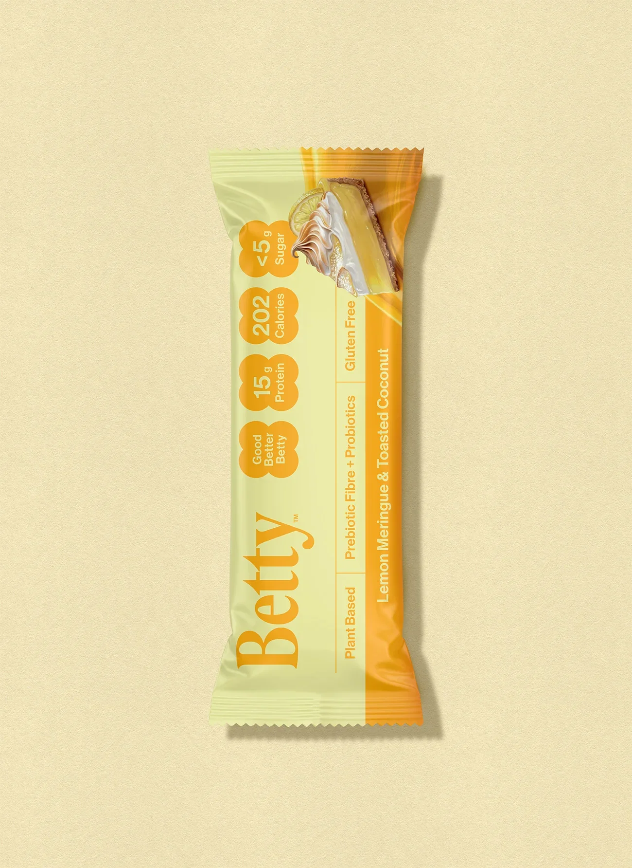 BETTY Bars: Lemon Meringue & Toasted Coconut protein bar