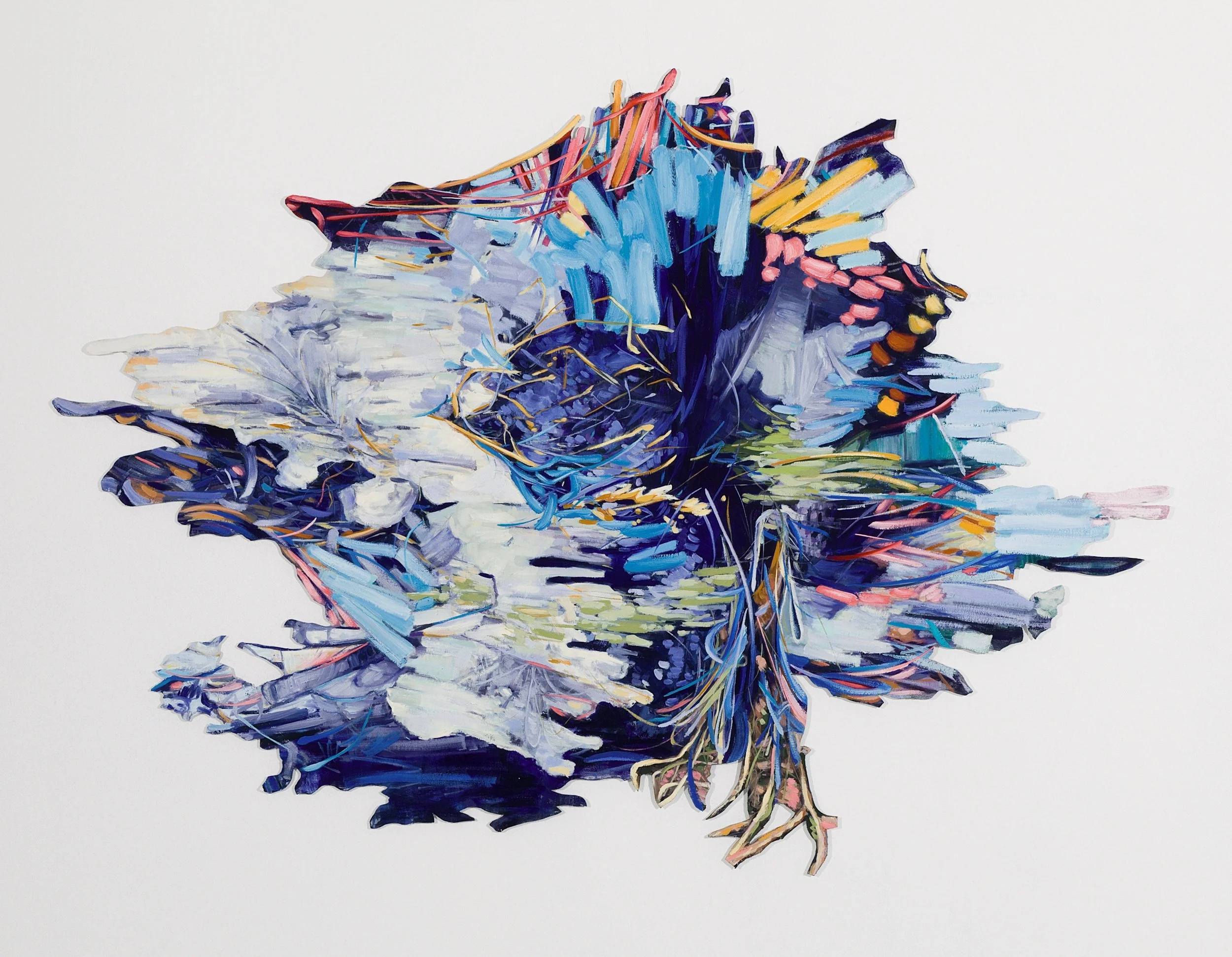 abstract blue painting