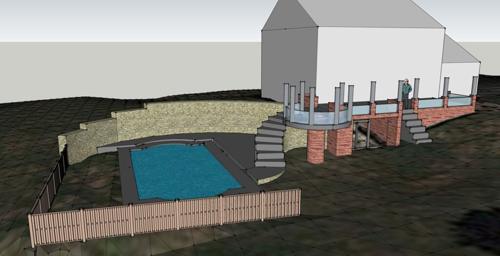 Conceptual Exterior Living Space