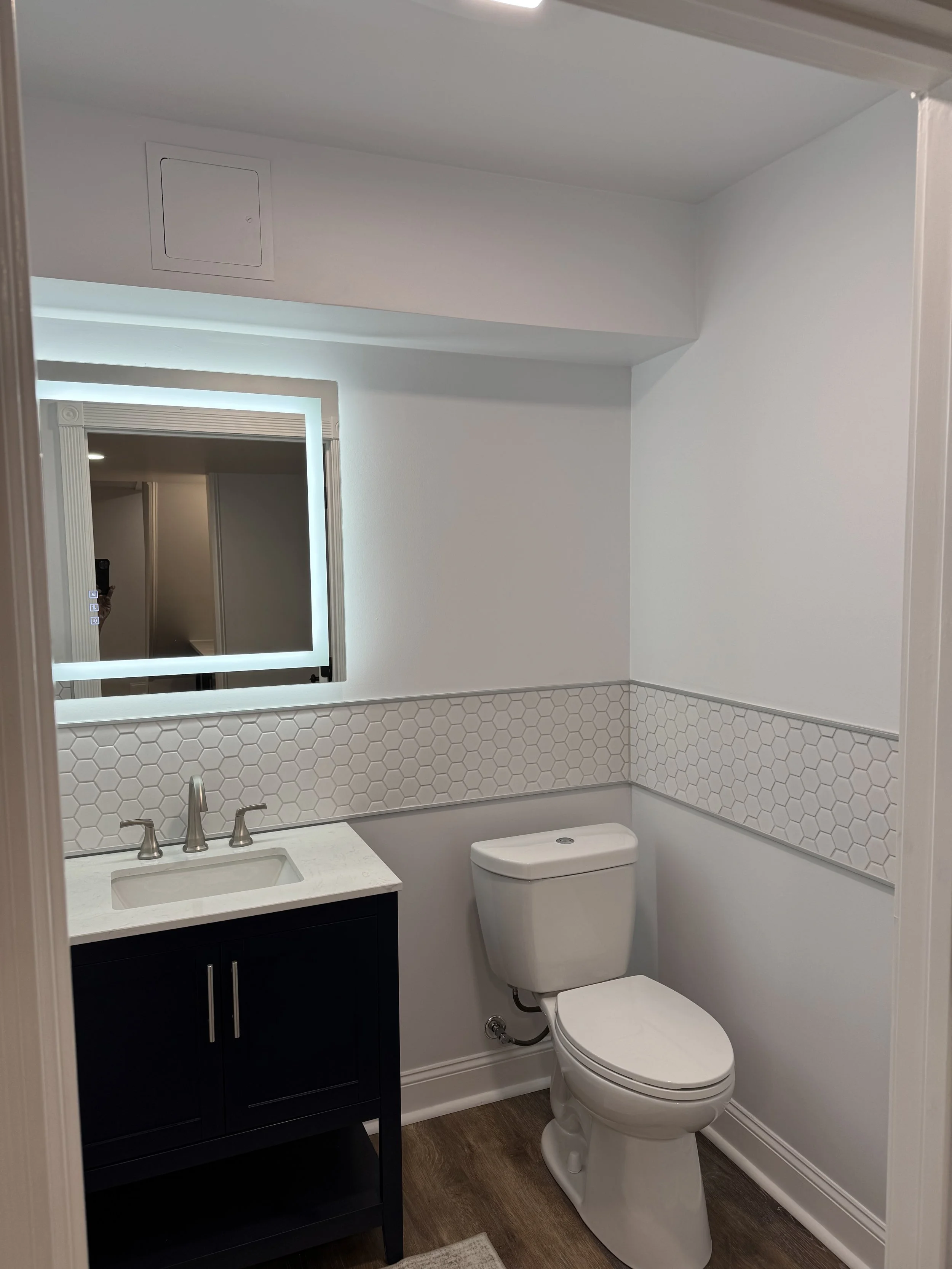 Basement Powder Room
