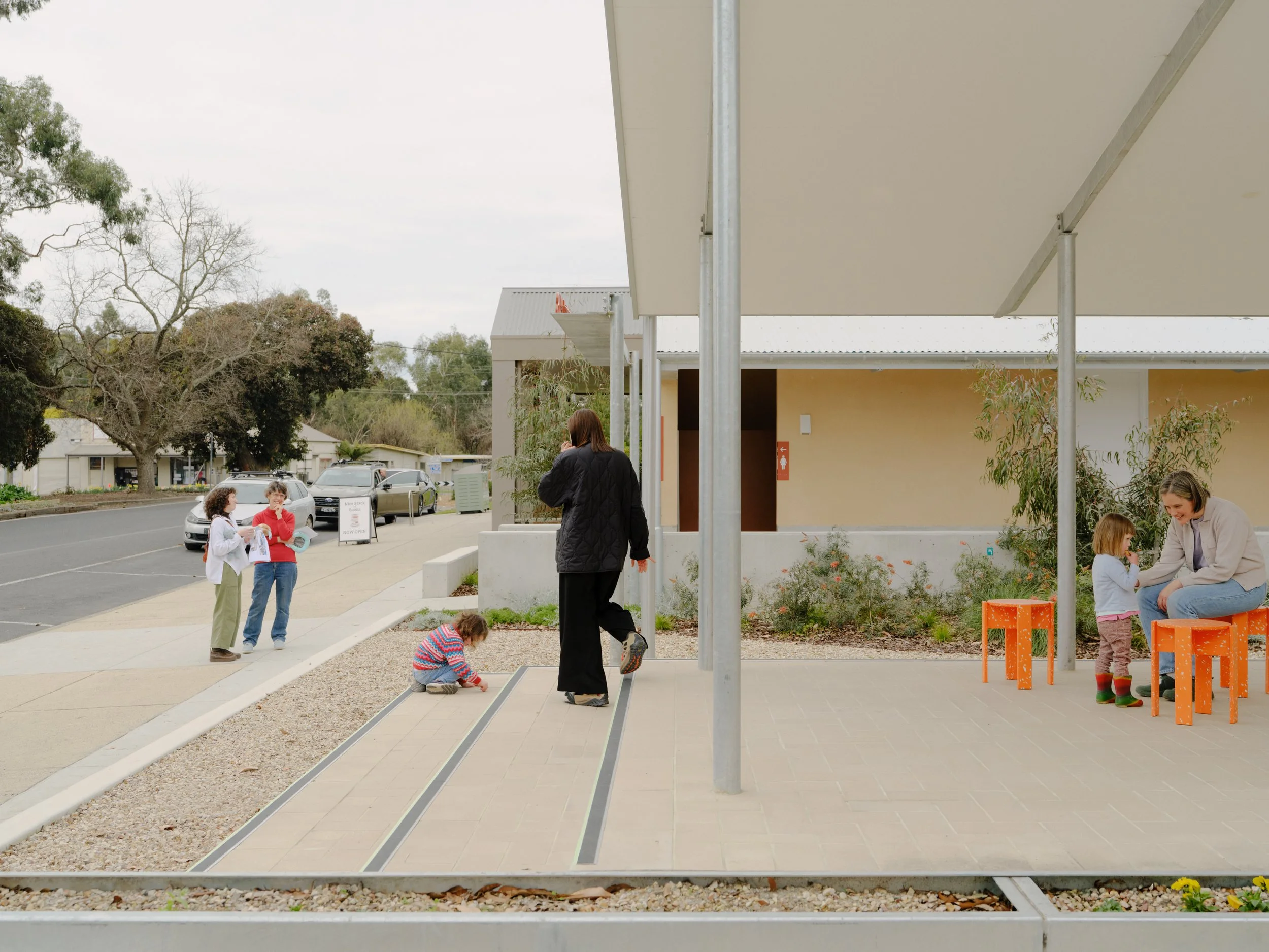 Meeniyan Community Hub piazza