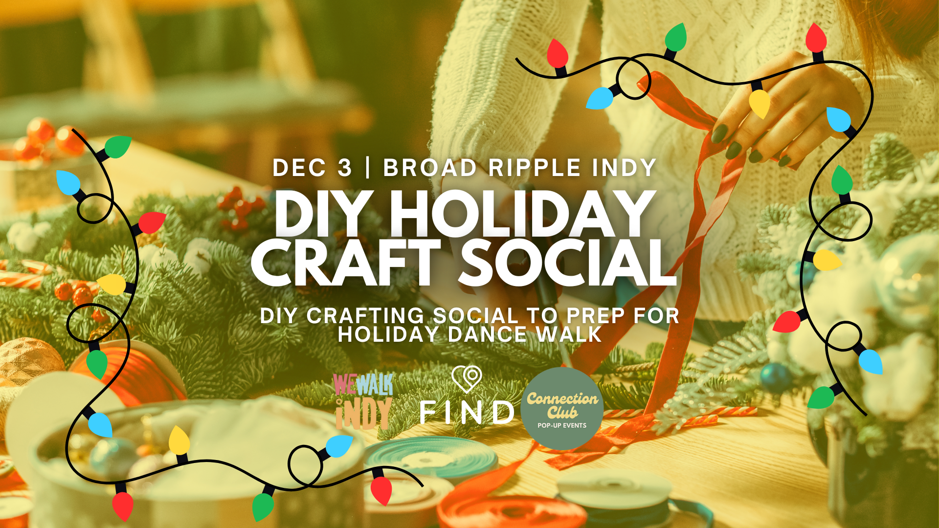 DIY Crafting Social to prep for Dance Walk Holiday Parade