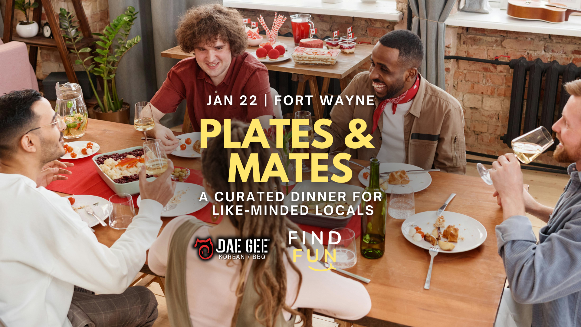 Plates and Mates | A Curated Dinner for Like-Minded Locals in Fort Wayne