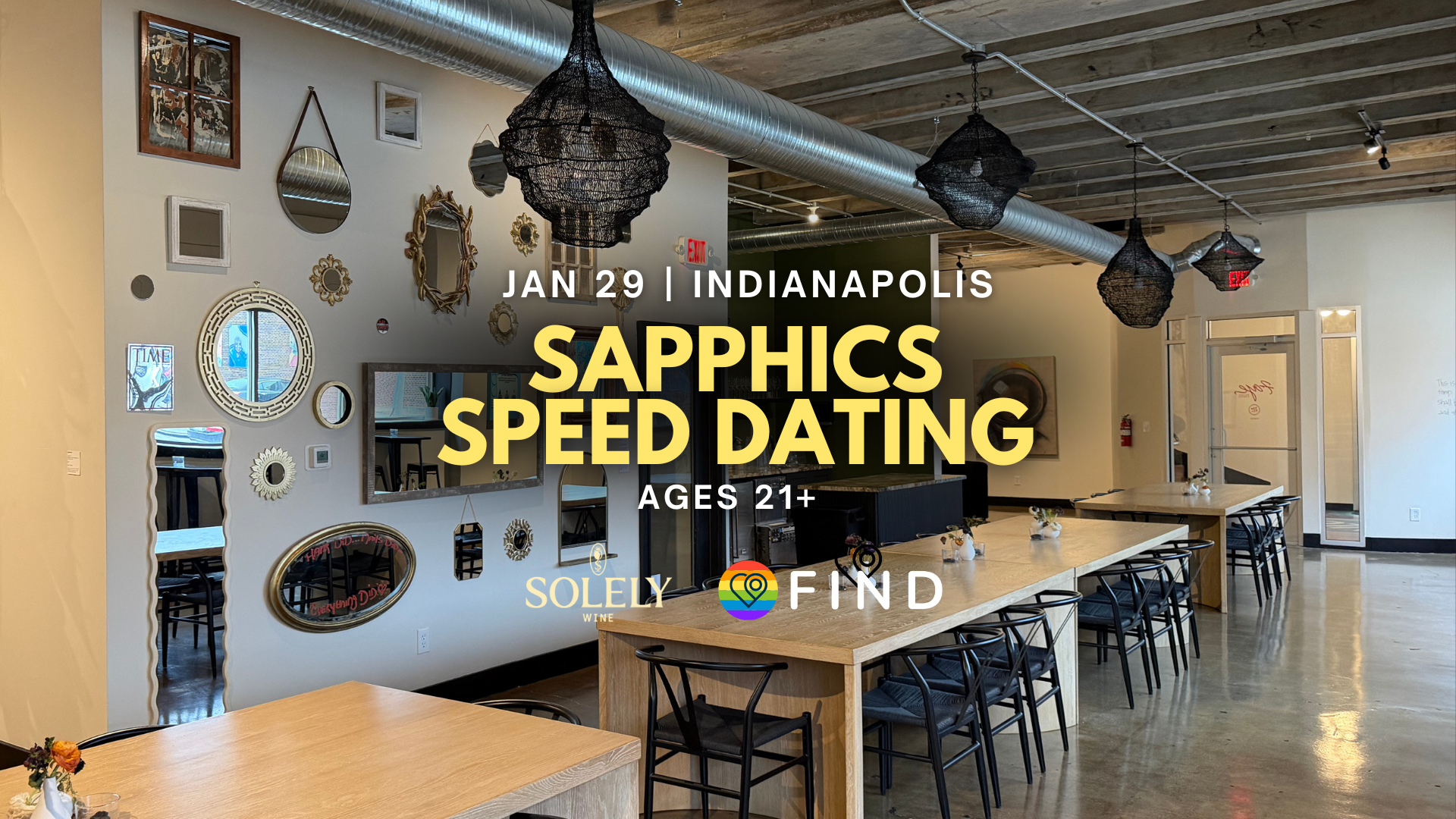 Sapphics Speed Dating Ages 21+ |  Indianapolis