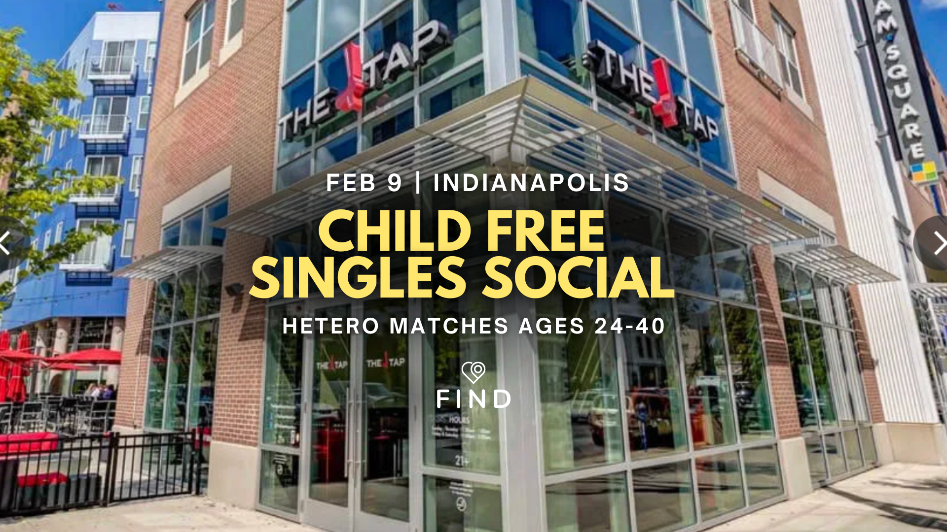 Child Free Singles Social Ages 24-40 | Indianapolis