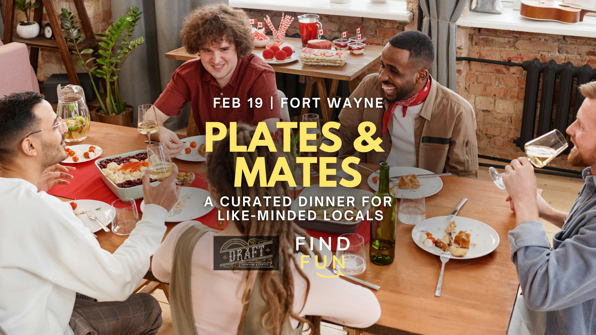 Plates and Mates | A Curated Dinner for Like-Minded Locals in Fort Wayne 