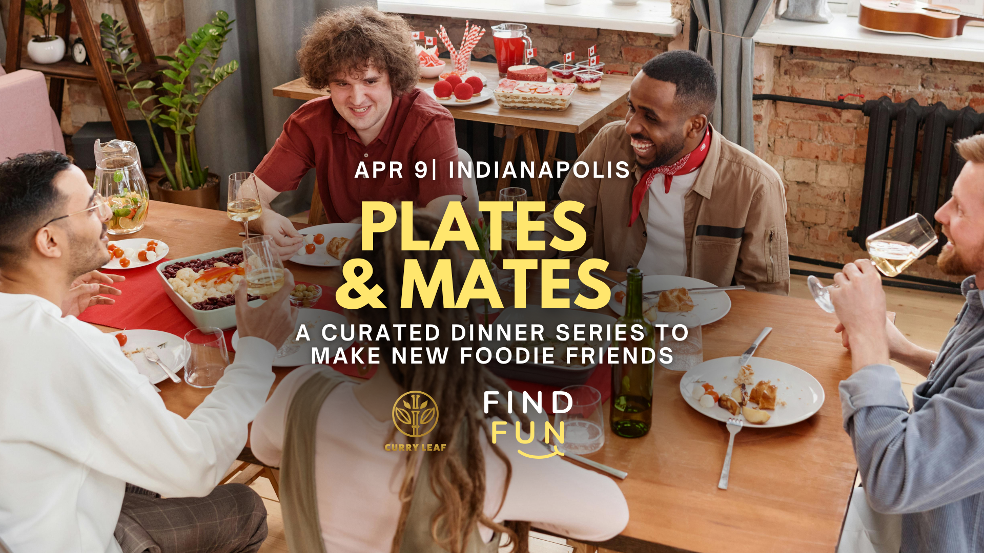 Plates and Mates | A Curated Dinner Series to Make New Foodie Friends | IndianapoliS