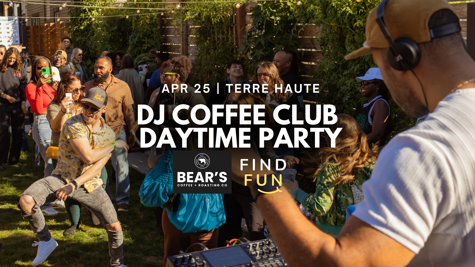 DJ Coffee Club Daytime Dance Party | Terre Haute