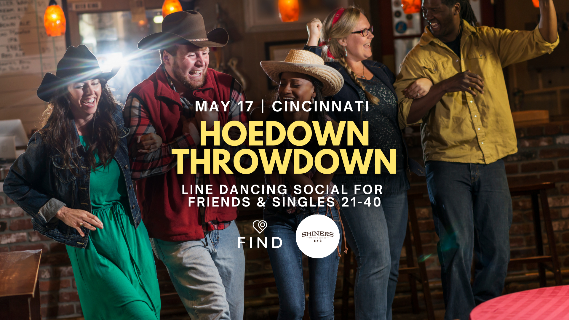 Hoedown Throwdown Line Dancing Friend &amp; Singles Social | Cincinnati