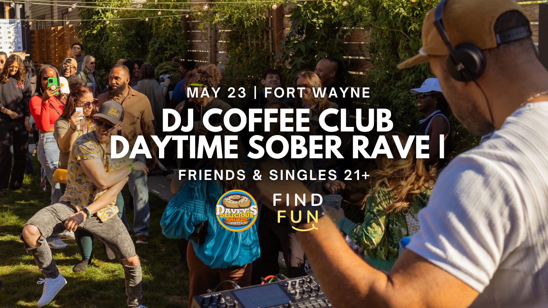 DJ Coffee Club Daytime Sober Rave | Fort Wayne