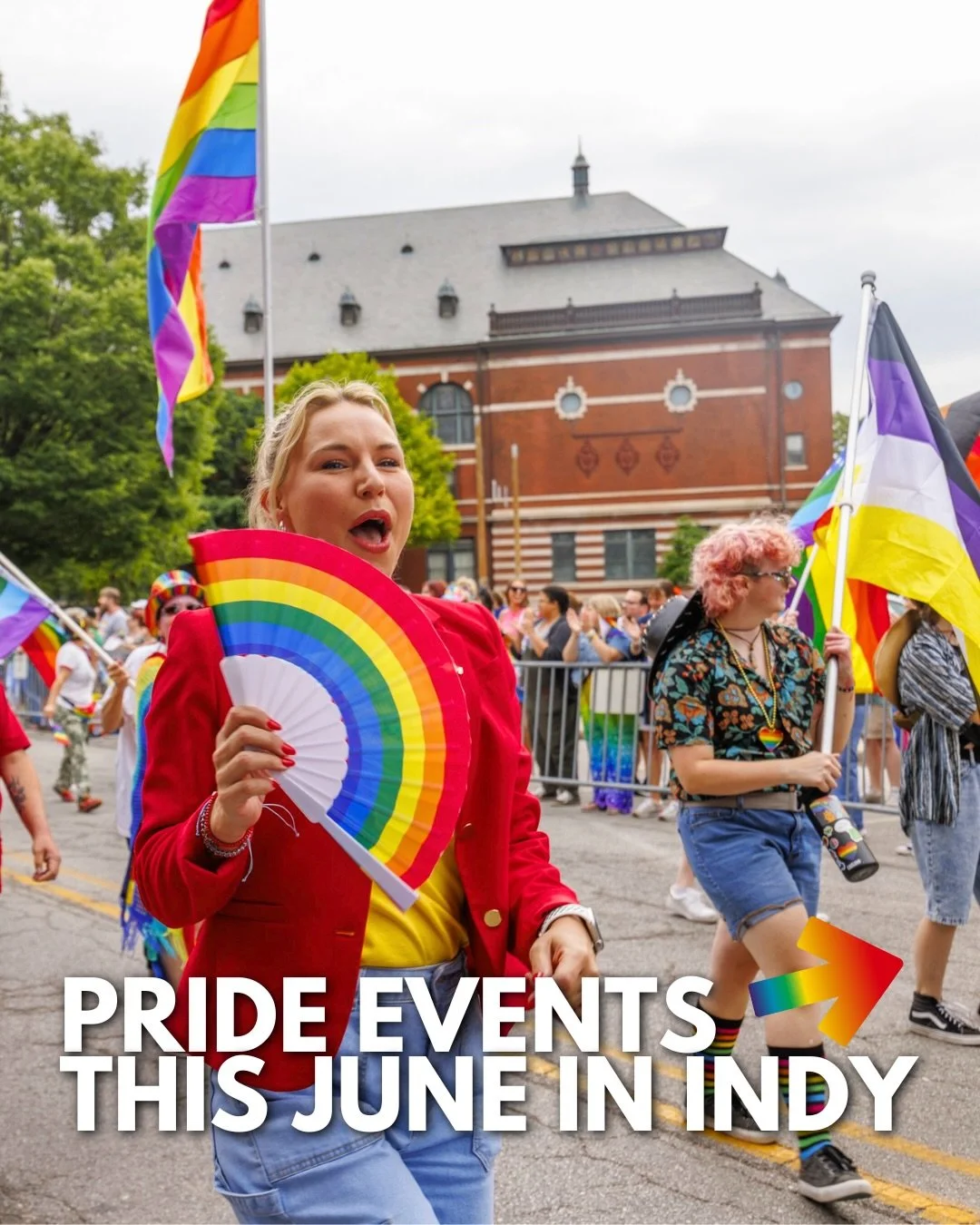 Happy Pride Month 🌈  Let us know of other pride events in the Indianapolis area to come support!