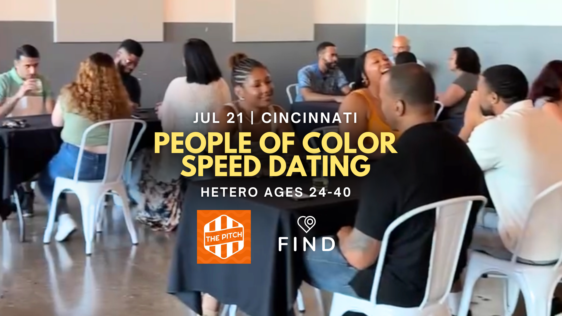People of Color Speed Dating and Matchmaking for Singles Ages 24-40 | Cincinnati 