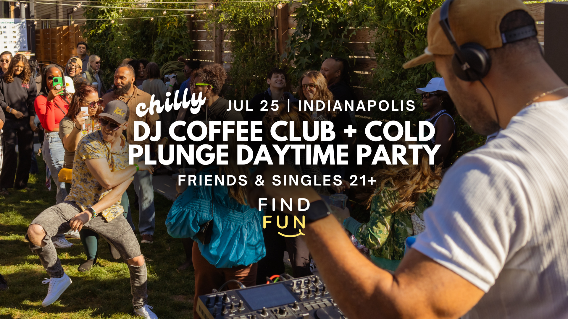 Chilly DJ Coffee Club + Cold Plunge Daytime Dance Party | Indianapolis