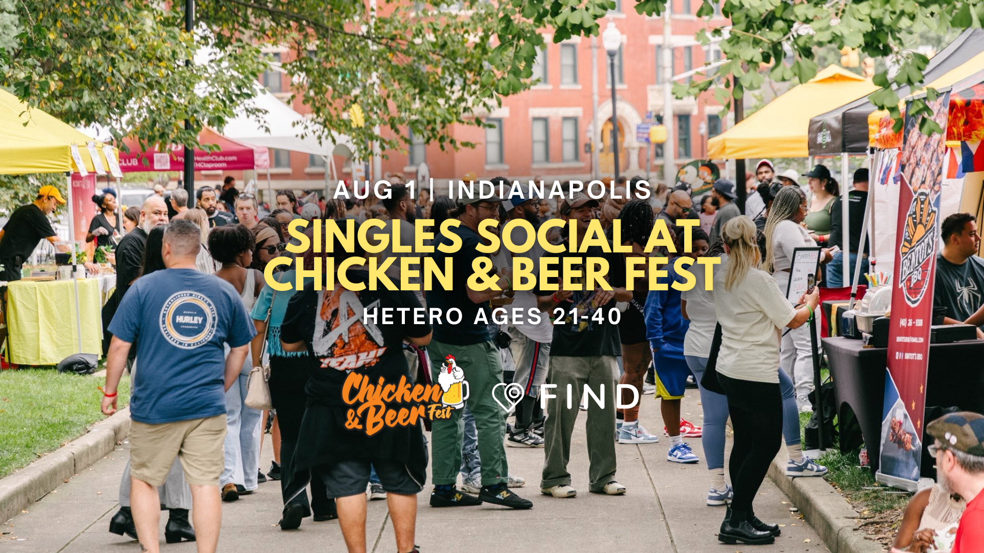 Singles Social at Chicken and Beer Fest Ages 21-40 | Indianapolis