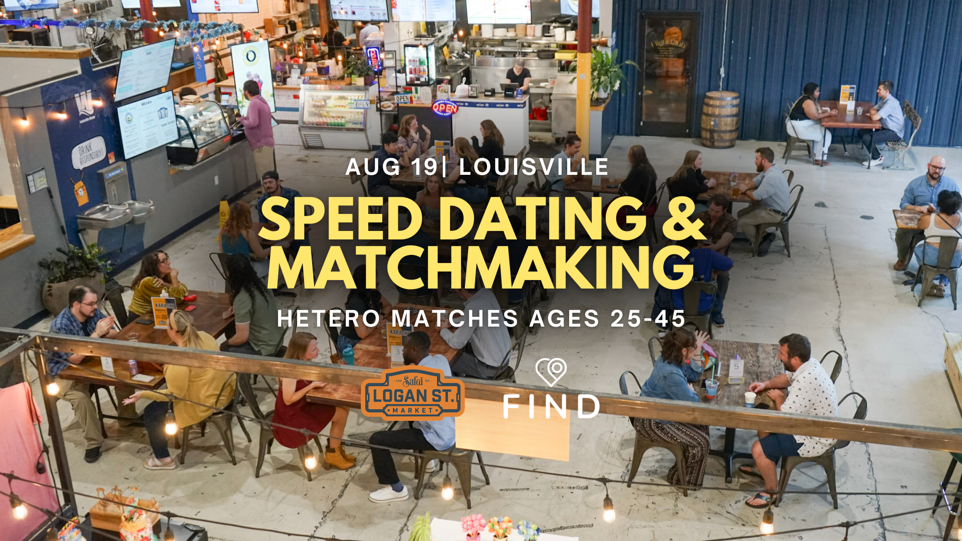 Speed Dating and Matchmaking for Singles Ages 25-45 | Louisville