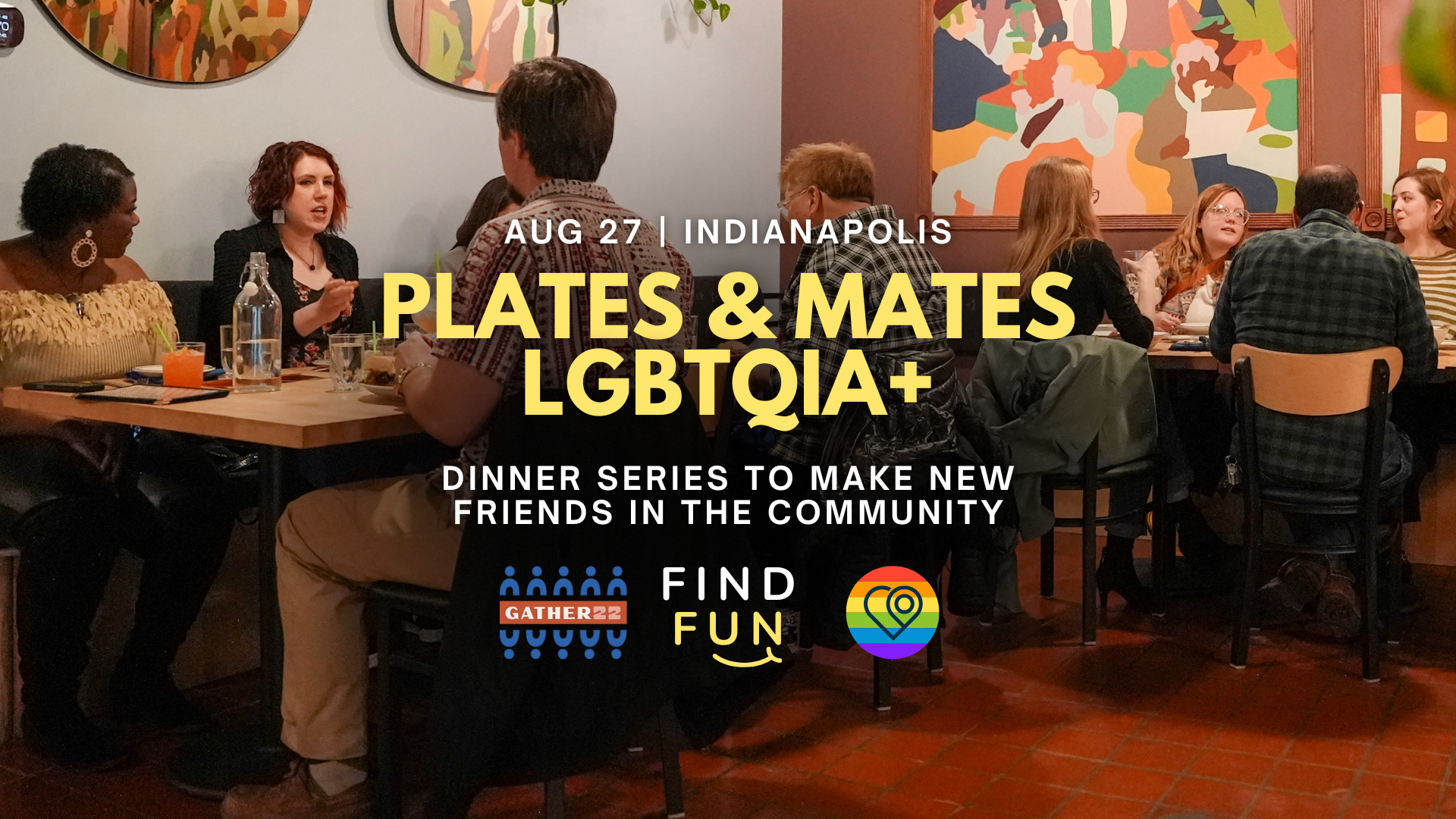 Plates and Mates LGBTQIA+ Edition | A Dinner Series to Make New Friends