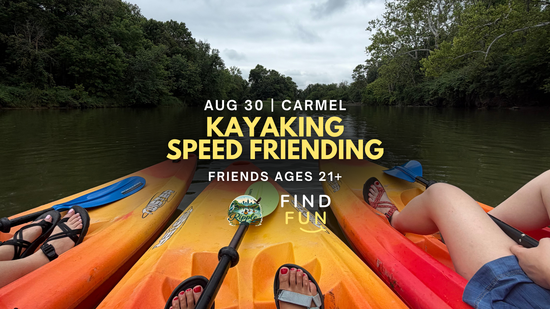 Kayaking Speed Friending | Carmel