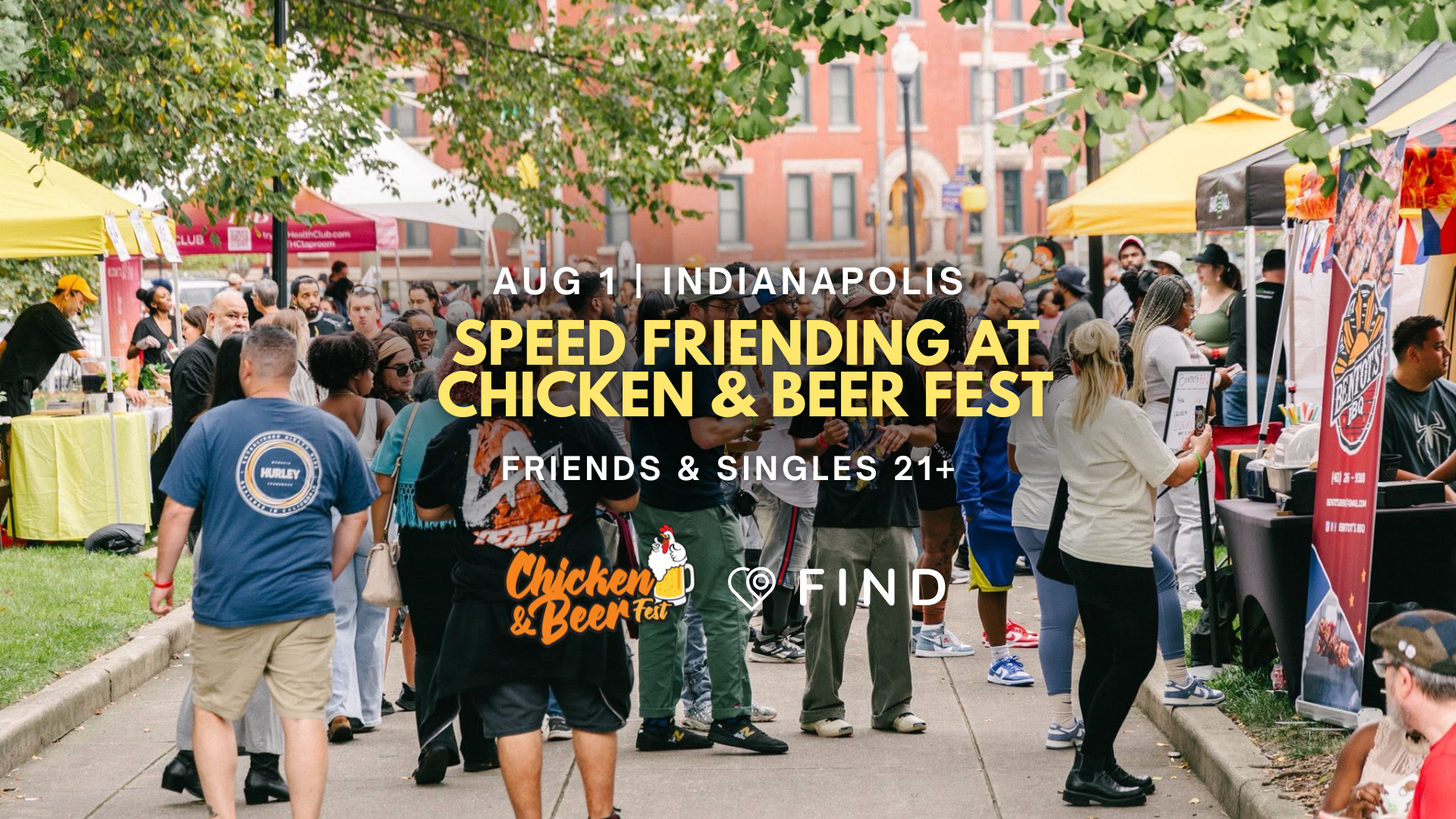 Speed Friending/singles at Chicken and Beer Fest Ages 21+ | Indianapolis