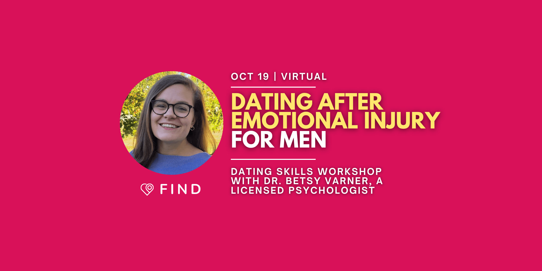 Dating After Emotional Injury for Men | Dating Skills Workshop