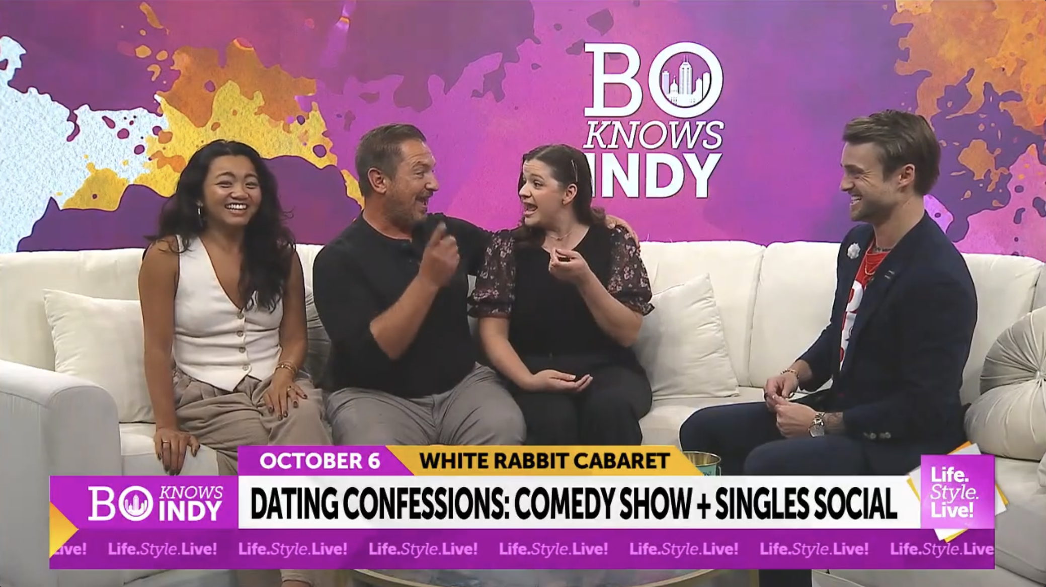 Bo Knows Indy: Find indy hosts a singles comedy night at White Rabbit Cabaret