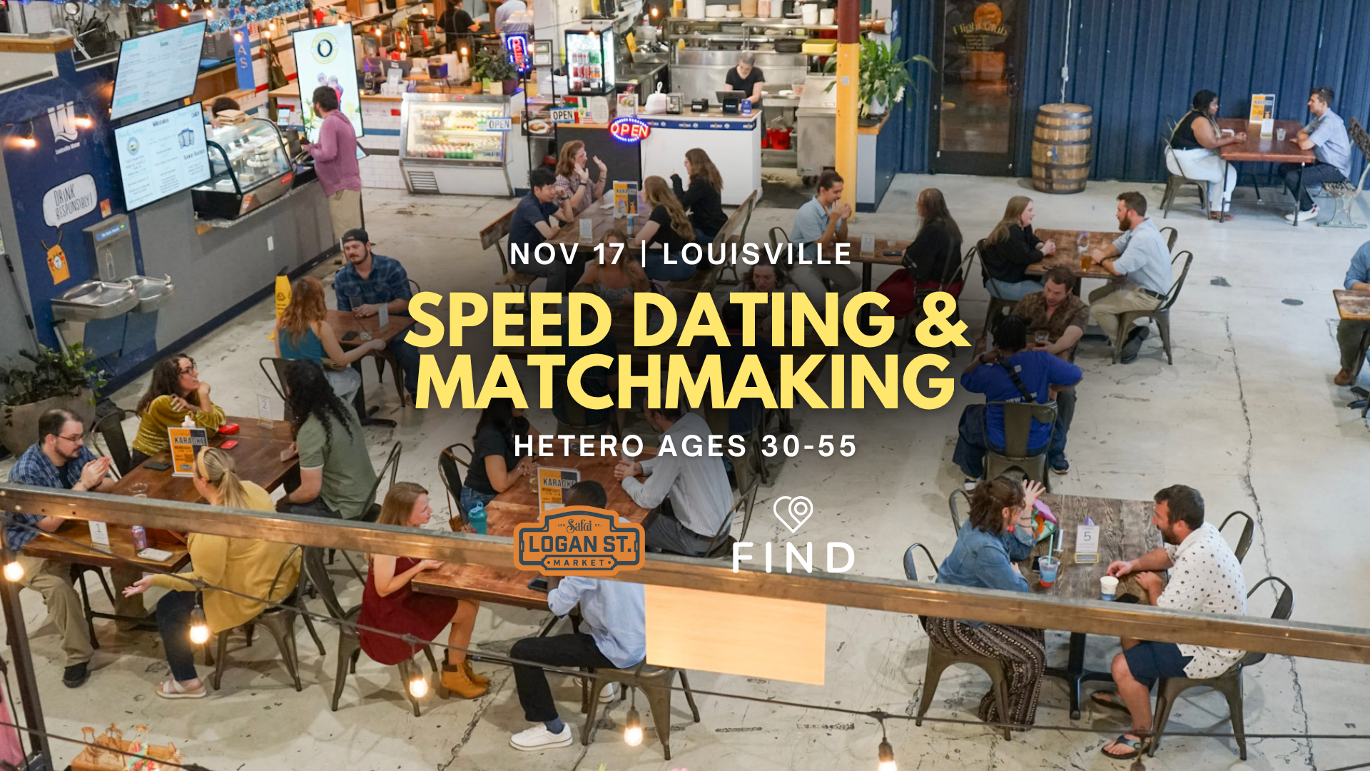 Speed Dating and Matchmaking for Singles 30-55 | Louisville 