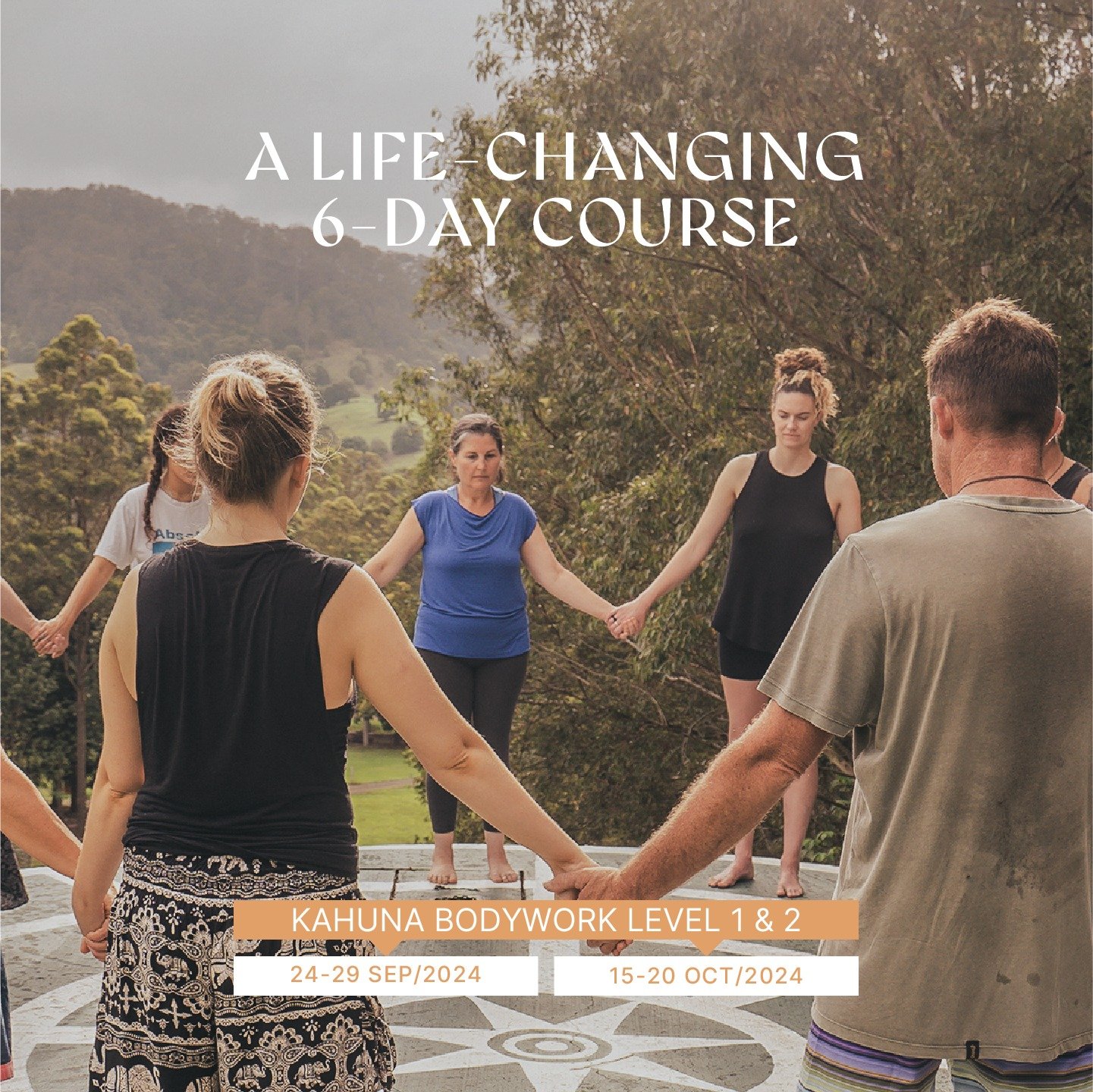 Join Australia's Leading KaHuna Massage training school since 1994 in this transformative course: KaHuna Level 1 &amp; 2, September 24-29 or October 15-20.

This 6-day training course is very intensive with lots of massage and focus is placed on maki