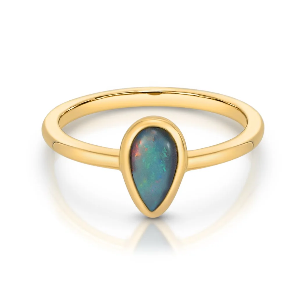 Dress Ring | 0.37ct Australian Grey Opal
