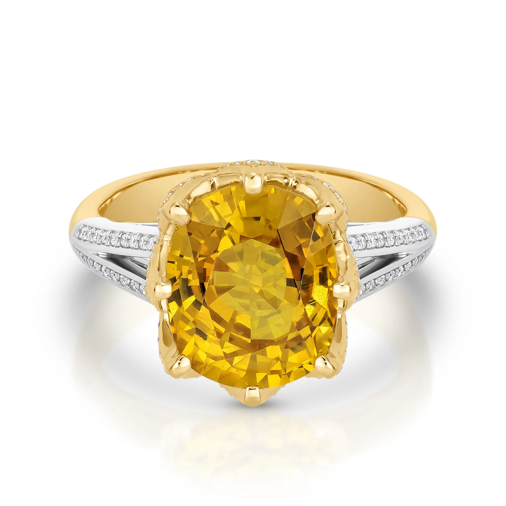 Dress Ring | 6.86ct Yellow Australian Sapphire
