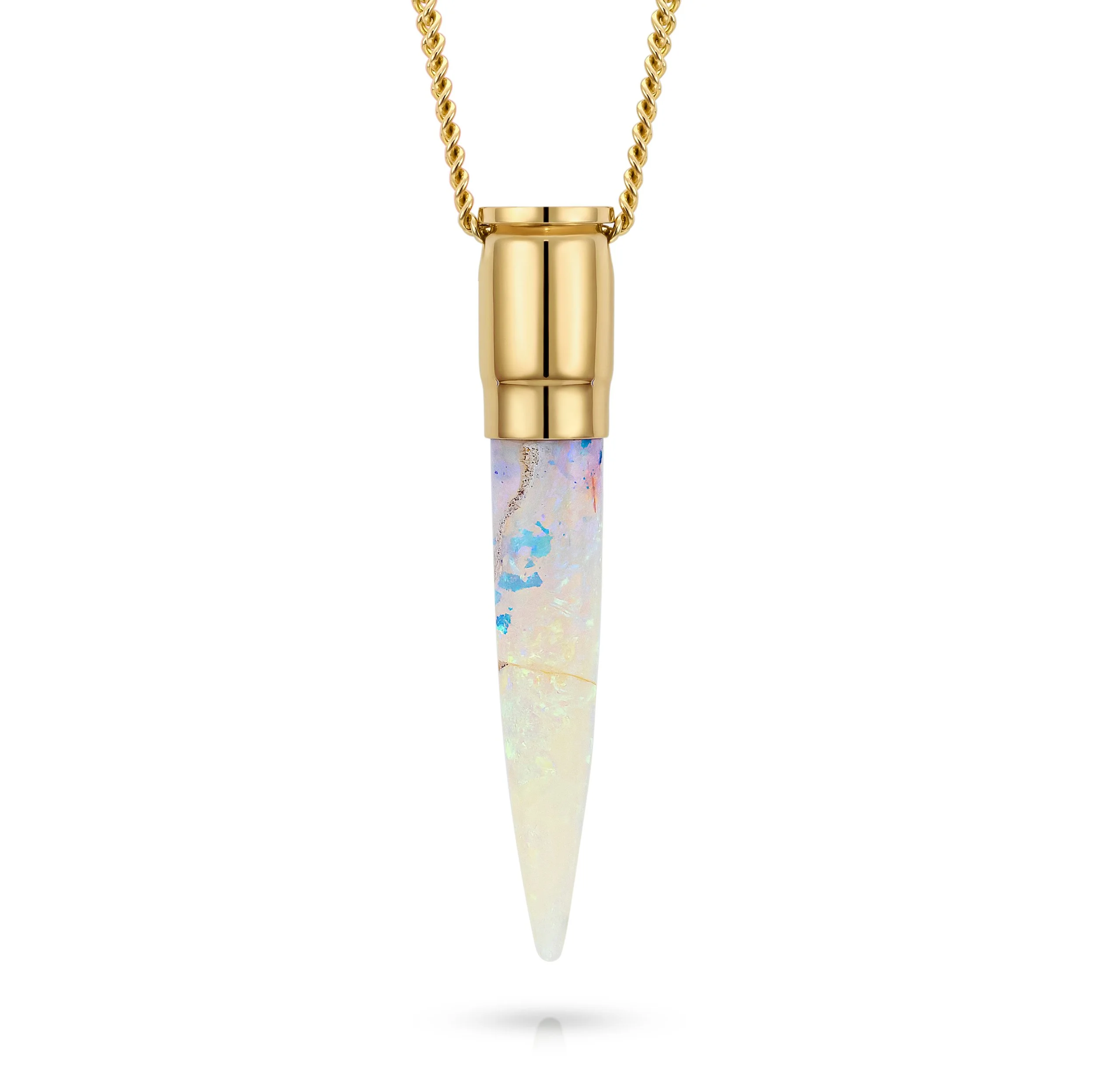 Pendant | Belemnite Bullet | Yellow Gold