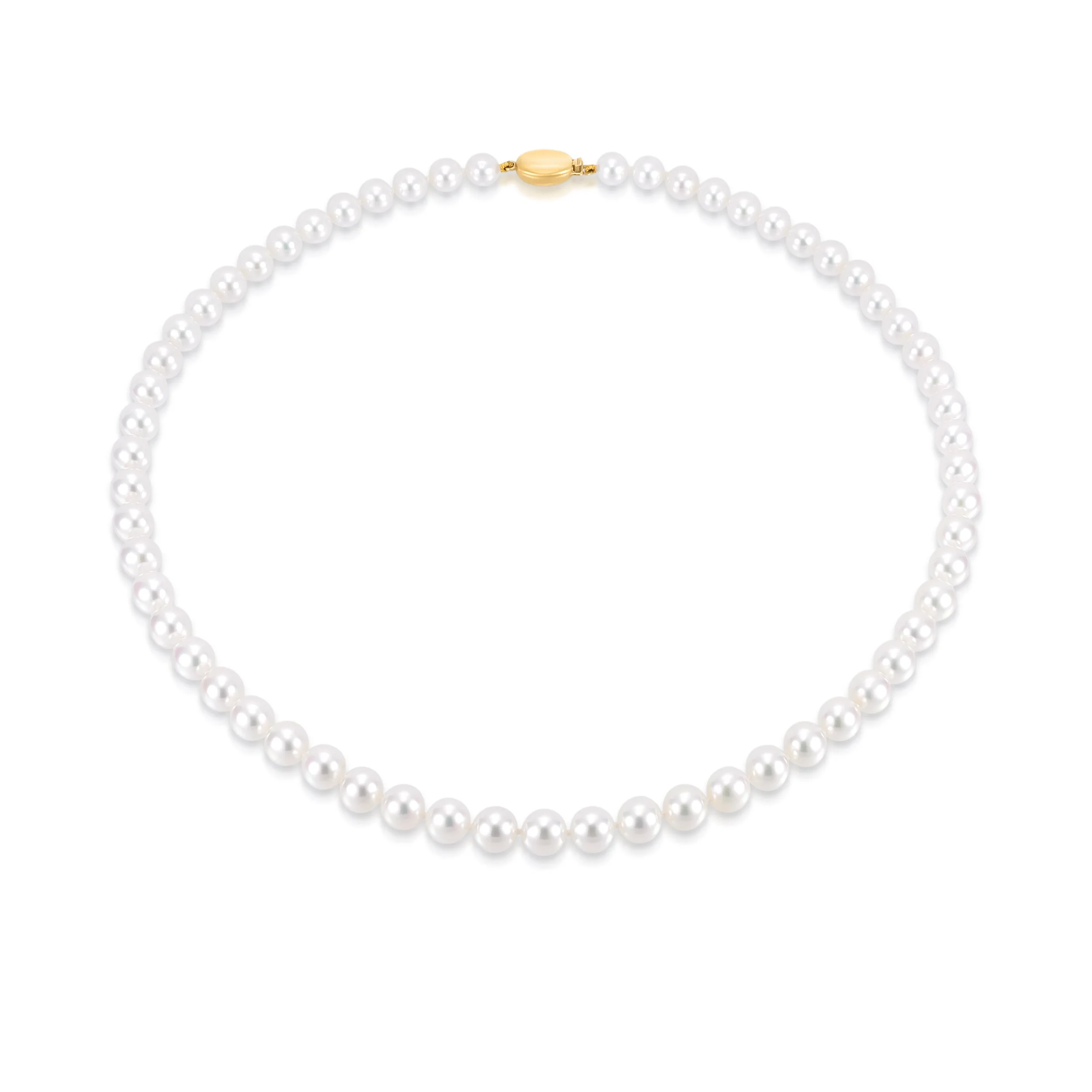 Strand | Akoya Saltwater Pearls | Yellow Gold