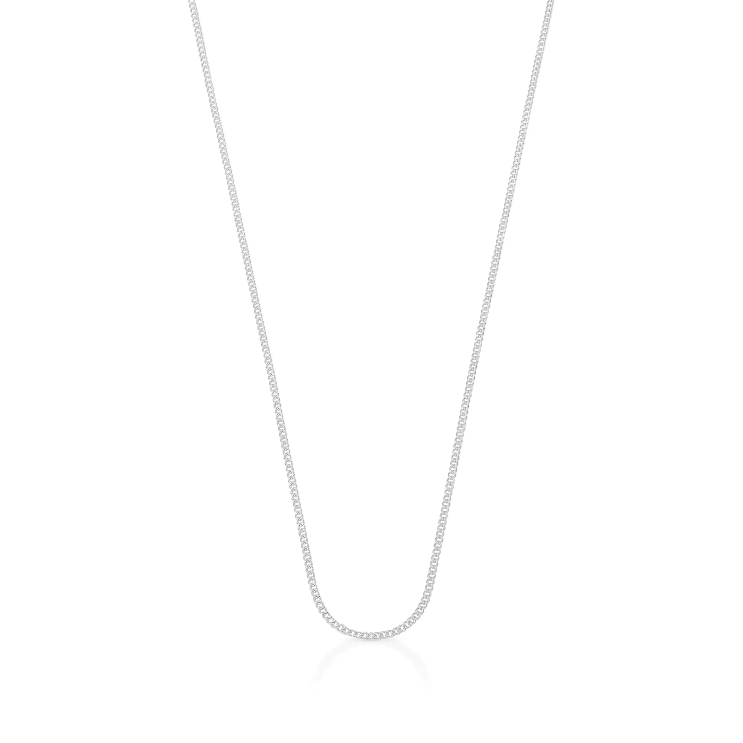Chain | 9ct White Gold | Curb 50